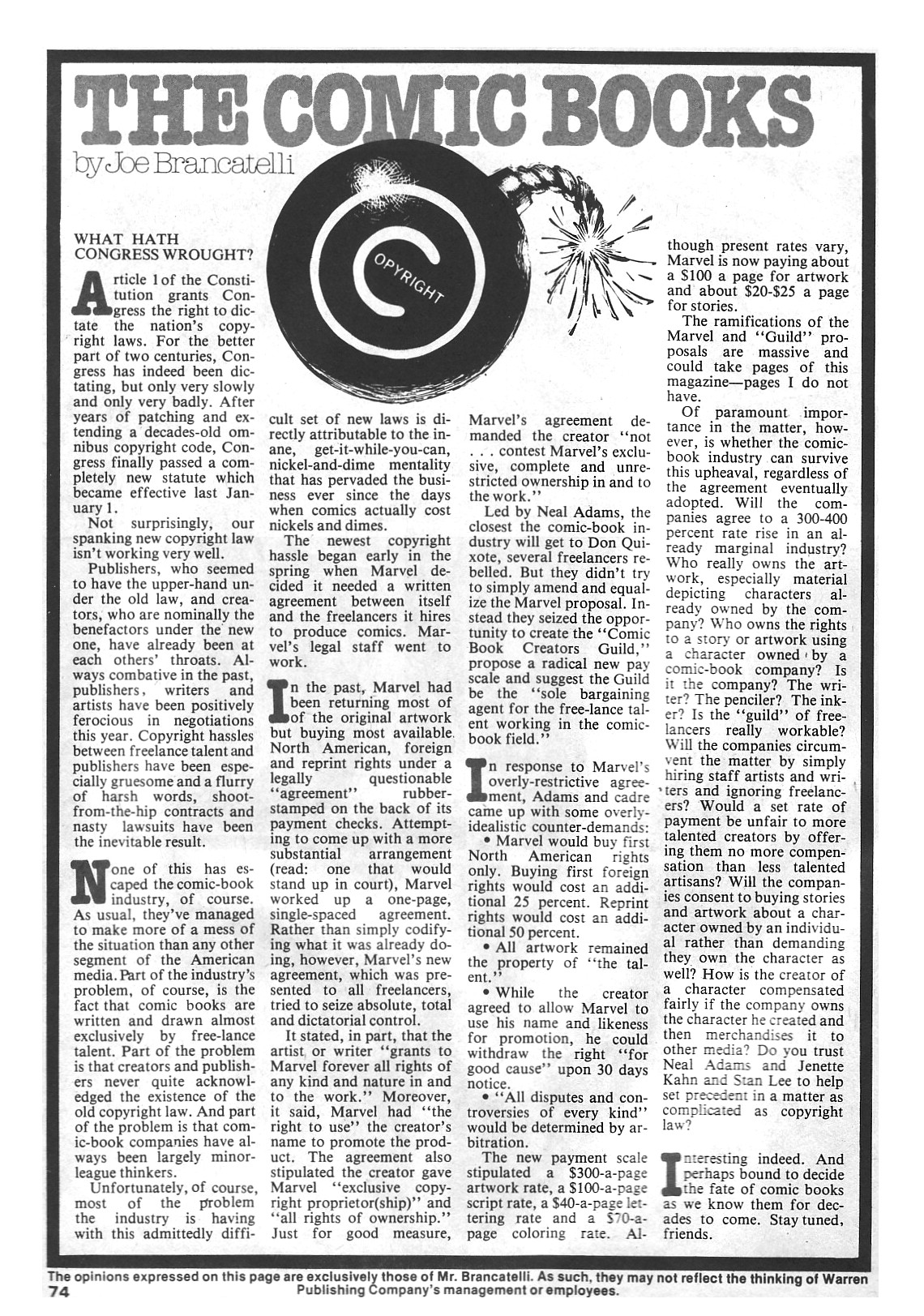 Read online Vampirella (1969) comic -  Issue #73 - 74