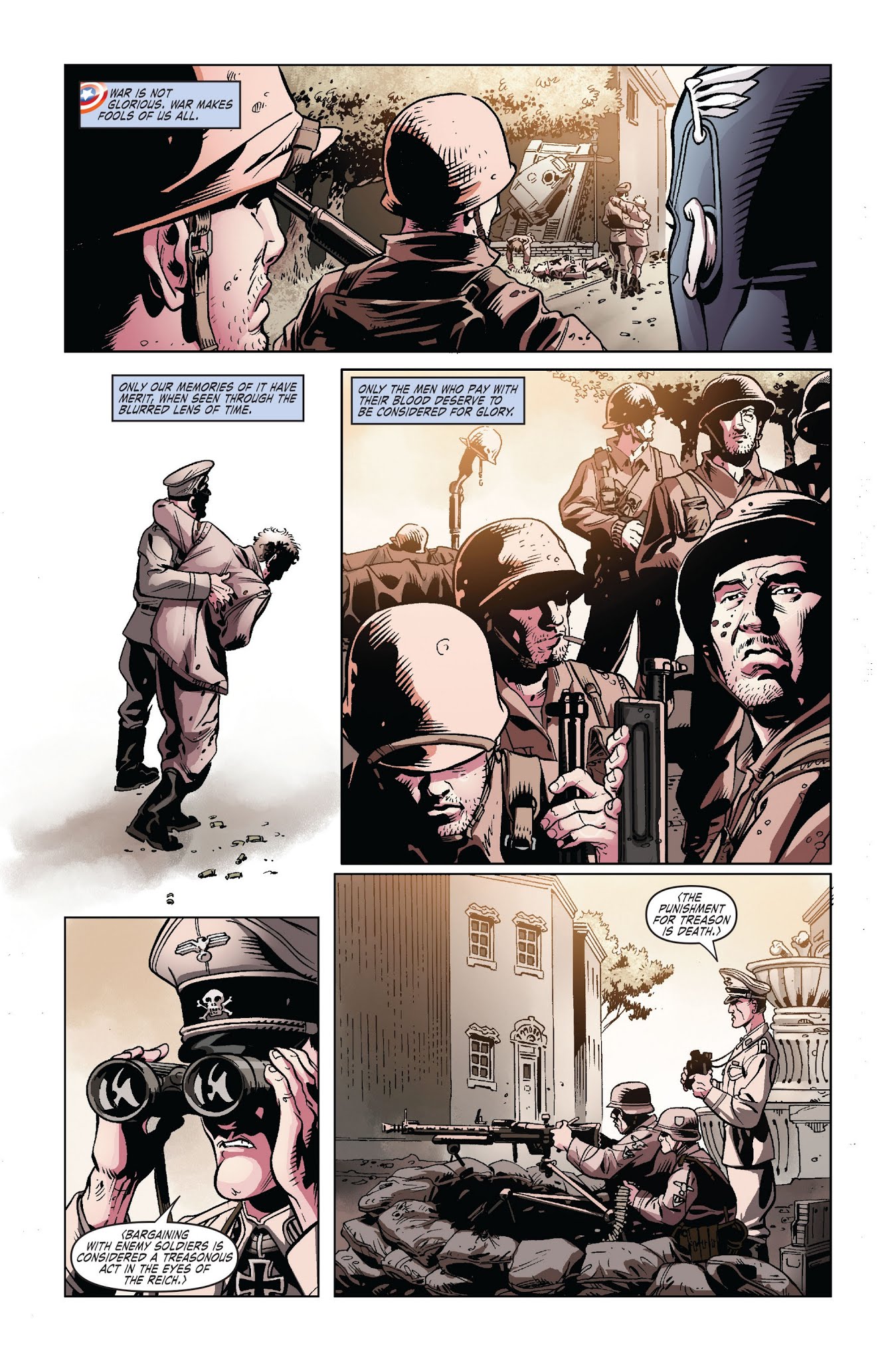Read online Captain America Theater Of War: A Brother In Arms comic -  Issue # Full - 33