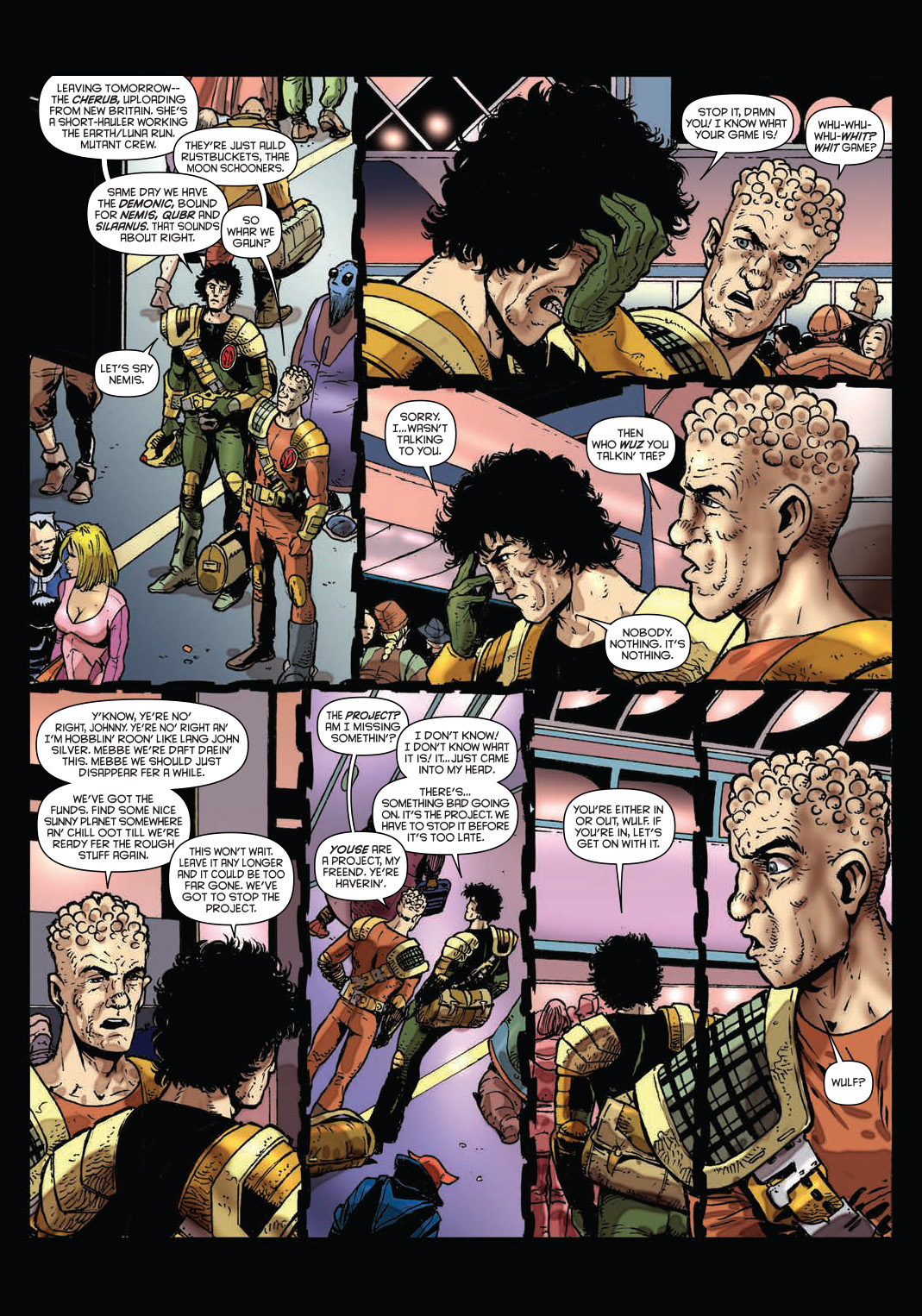 Read online Strontium Dog: The Life and Death of Johnny Alpha: The Project comic -  Issue # TPB - 100