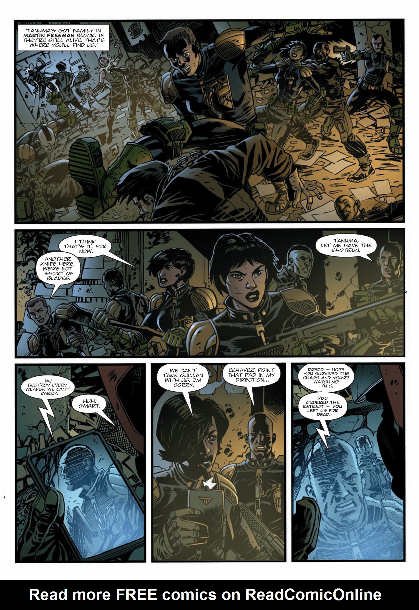 Read online Judge Dredd: Day of Chaos: Fallout comic -  Issue # TPB (Part 2) - 32