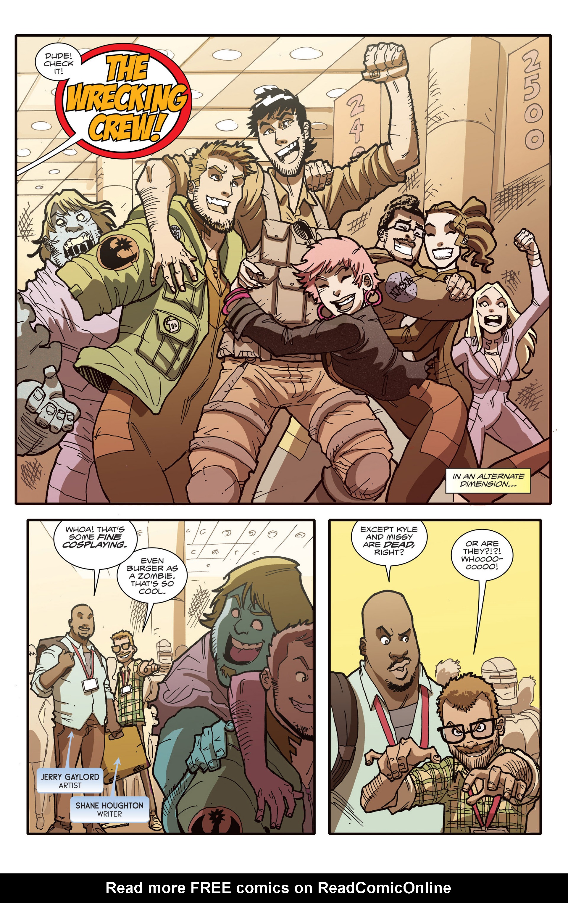Read online Fanboys vs. Zombies comic -  Issue #20 - 3