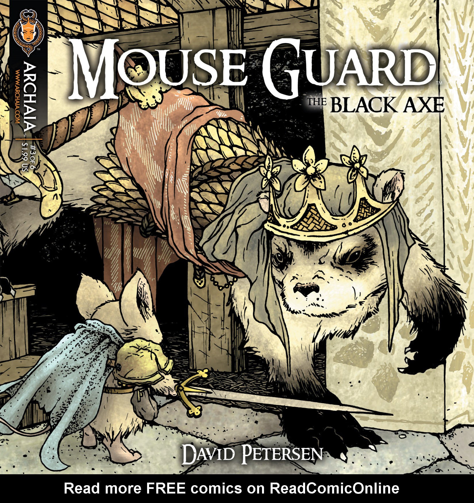 Read online Mouse Guard: The Black Axe comic -  Issue #3 - 1