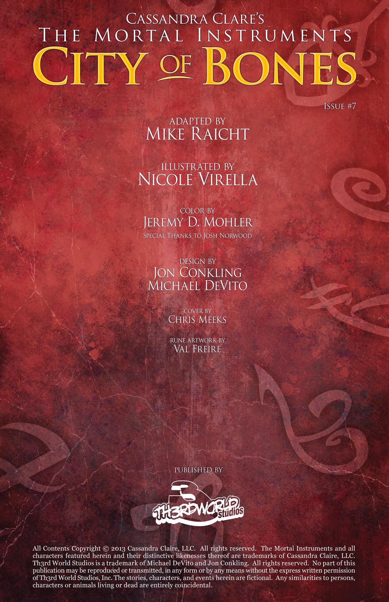 Read online The Mortal Instruments: City of Bones comic -  Issue #7 - 2