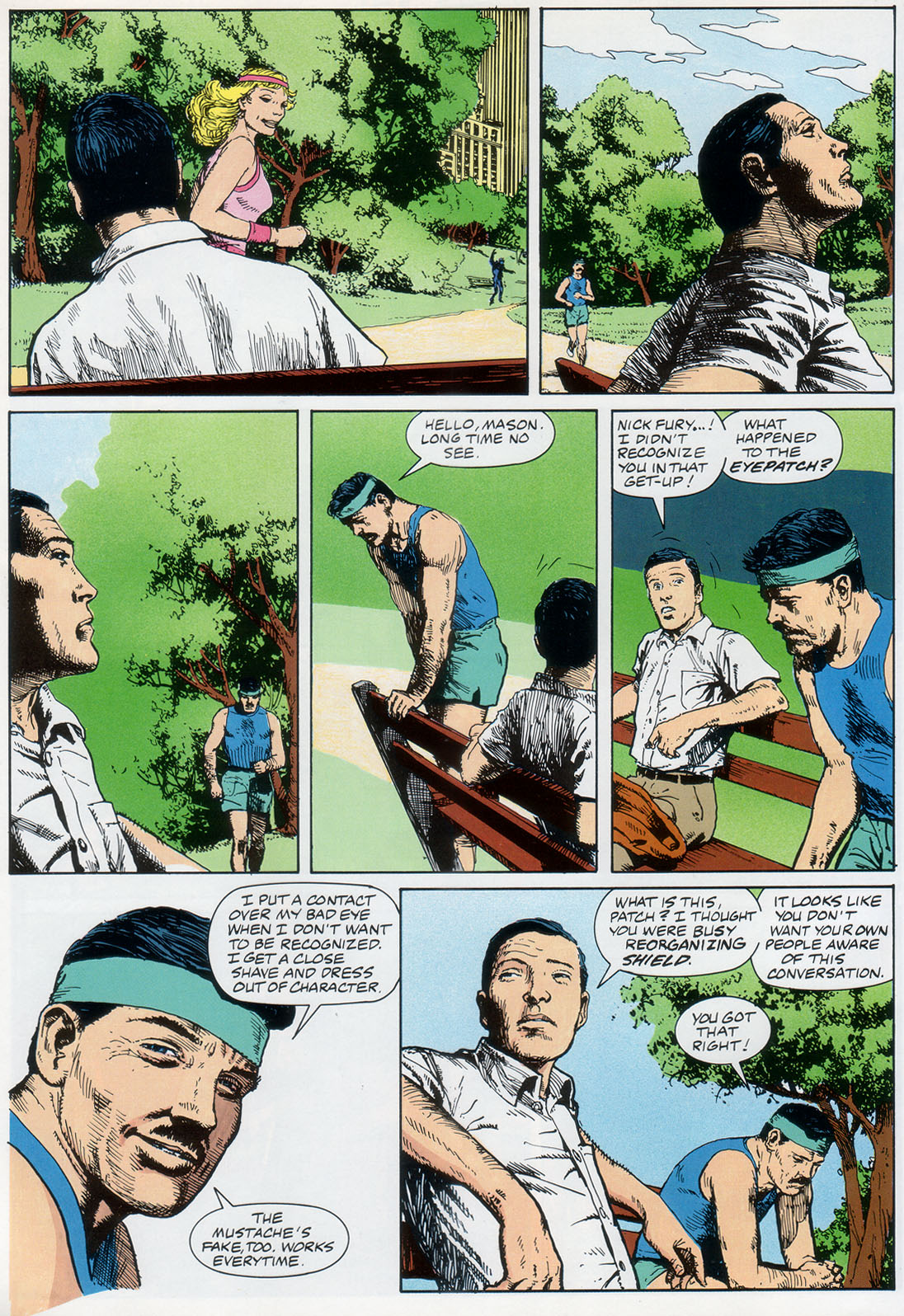 Read online Marvel Graphic Novel: Rick Mason, The Agent comic -  Issue # TPB - 24