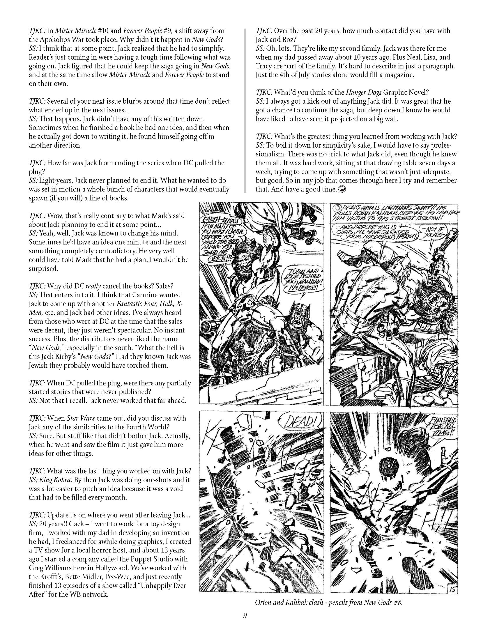 Read online The Jack Kirby Collector comic -  Issue #6 - 9
