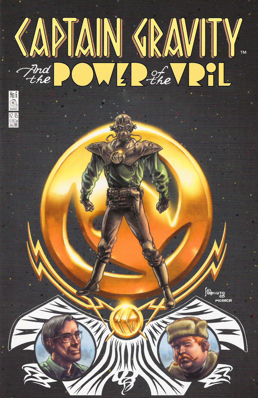 Read online Captain Gravity And The Power Of Vril comic -  Issue #6 - 1