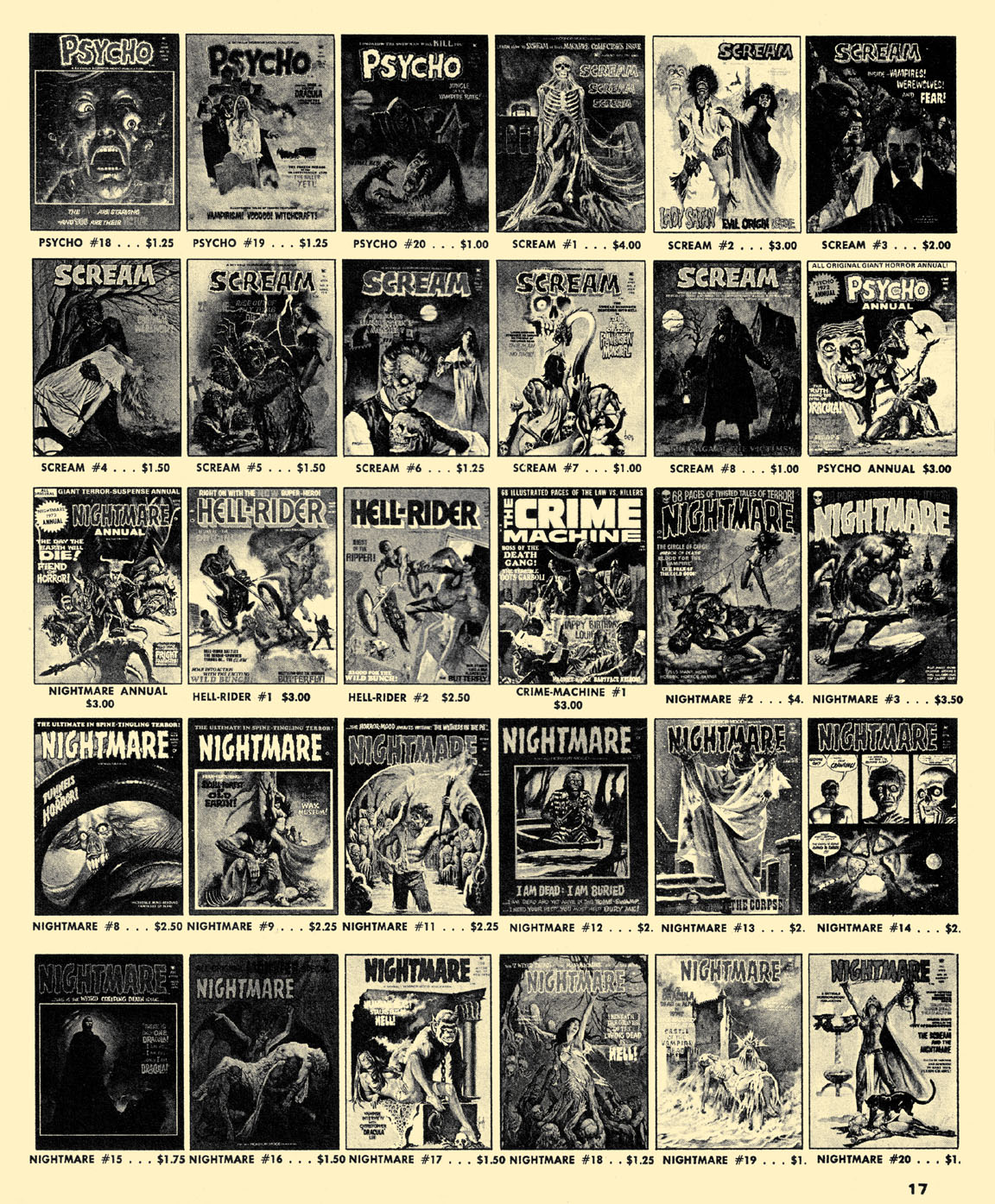 Read online Psycho comic -  Issue #22 - 17