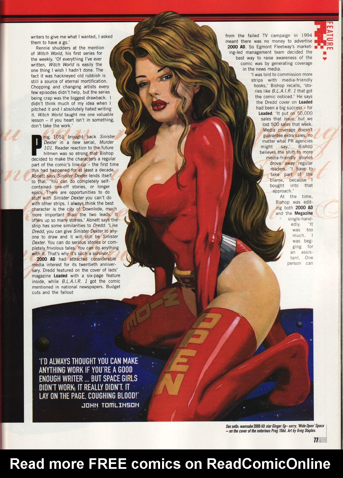 Read online Judge Dredd Megazine (Vol. 5) comic -  Issue #203 - 77