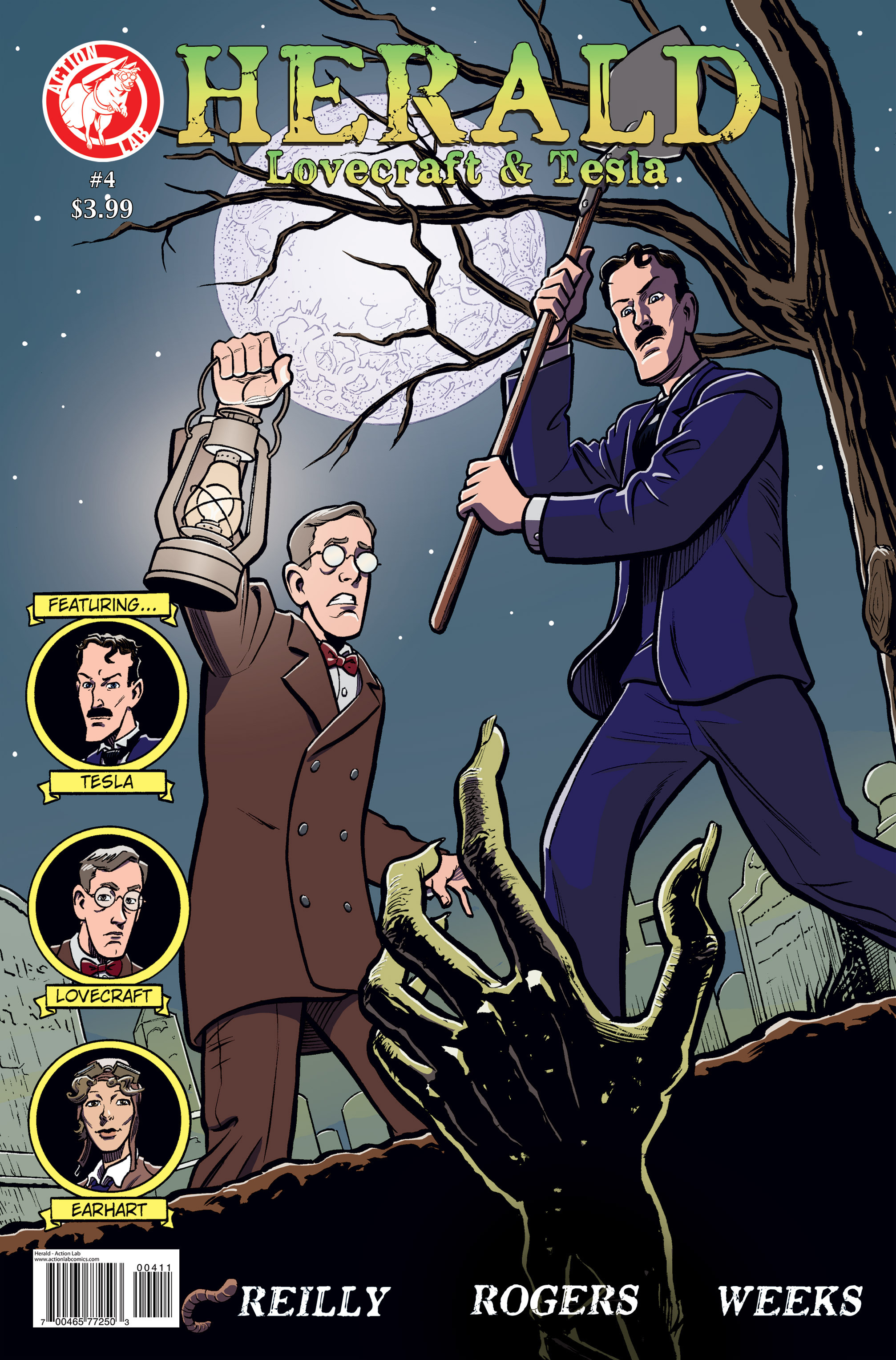 Read online Herald: Lovecraft and Tesla comic -  Issue #4 - 1