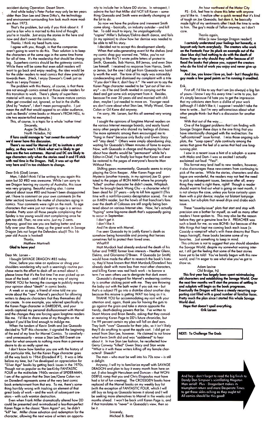 Read online The Savage Dragon (1993) comic -  Issue #87 - 30