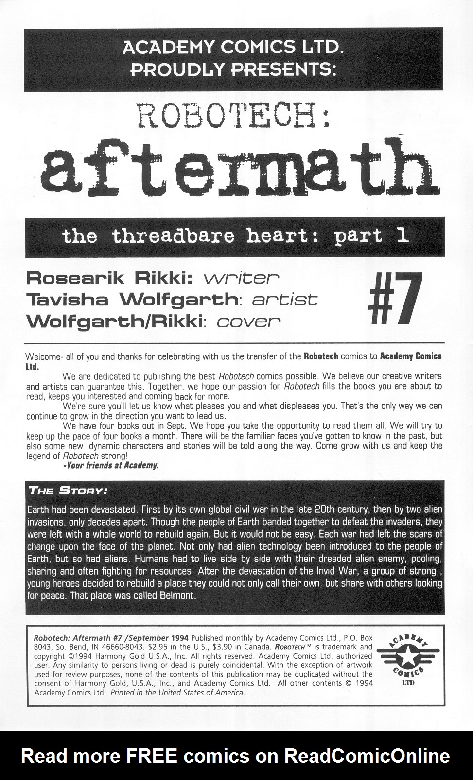 Read online Robotech Invid War: Aftermath comic -  Issue #7 - 2
