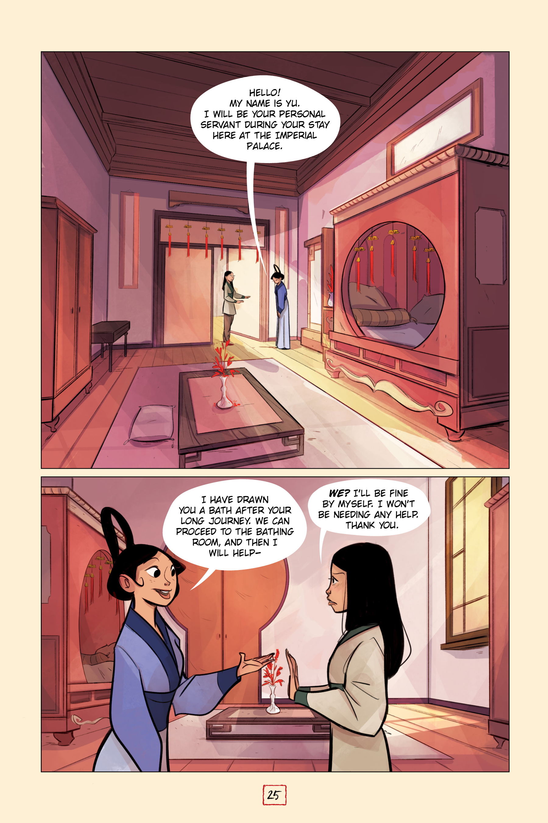 Read online Disney Mulan's Adventure Journal: The Palace of Secrets comic -  Issue # TPB - 27