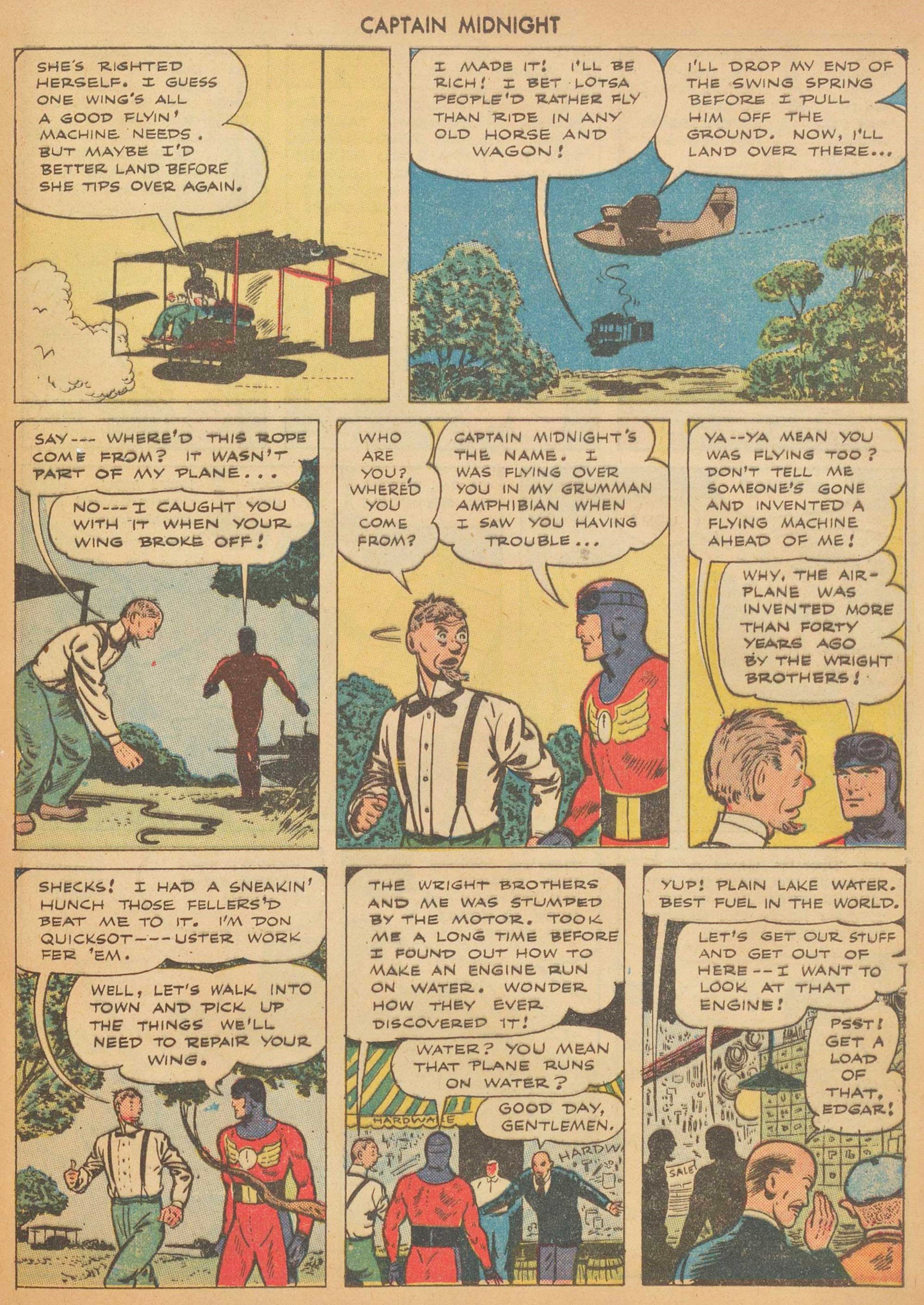 Read online Captain Midnight (1942) comic -  Issue #27 - 29