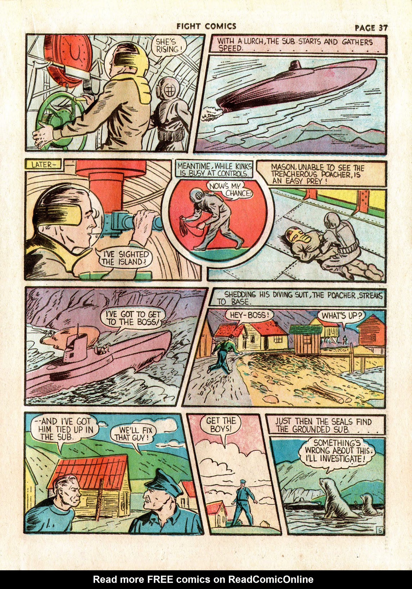 Read online Fight Comics comic -  Issue #7 - 40