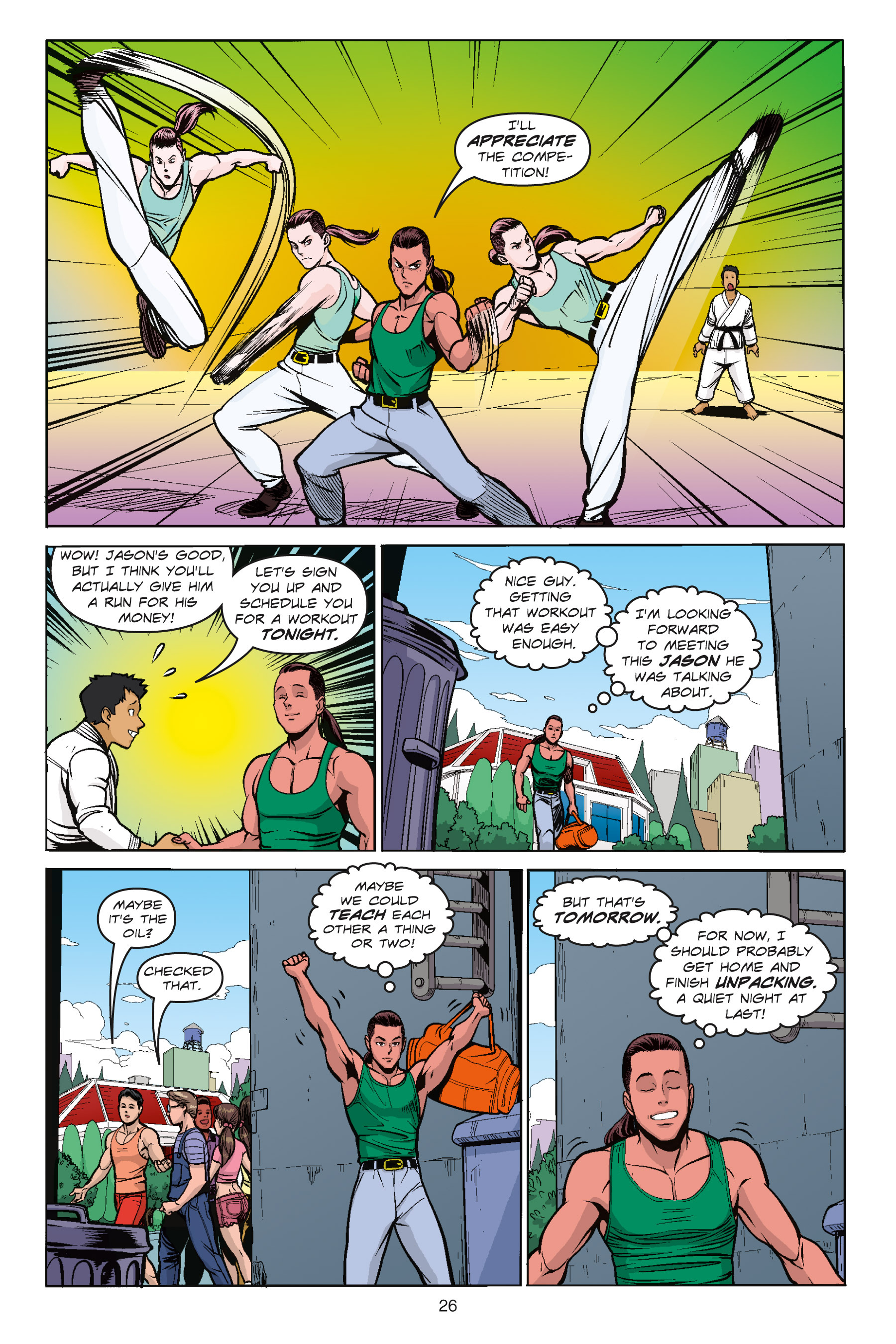 Read online Mighty Morphin Power Rangers: Going Green comic -  Issue # Full - 26