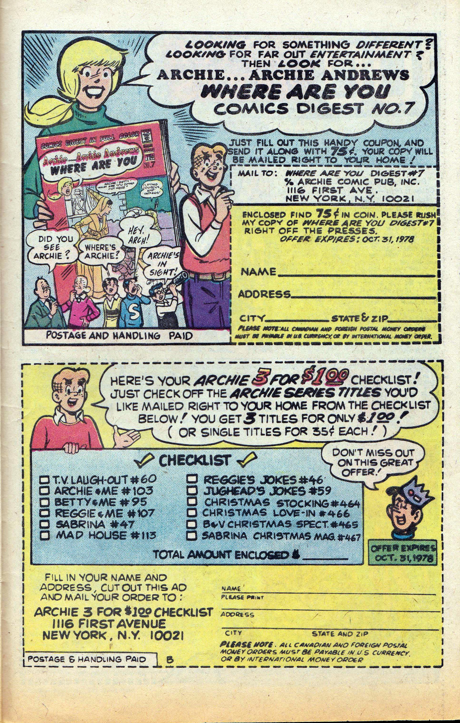 Read online Archie's Joke Book Magazine comic -  Issue #246 - 27