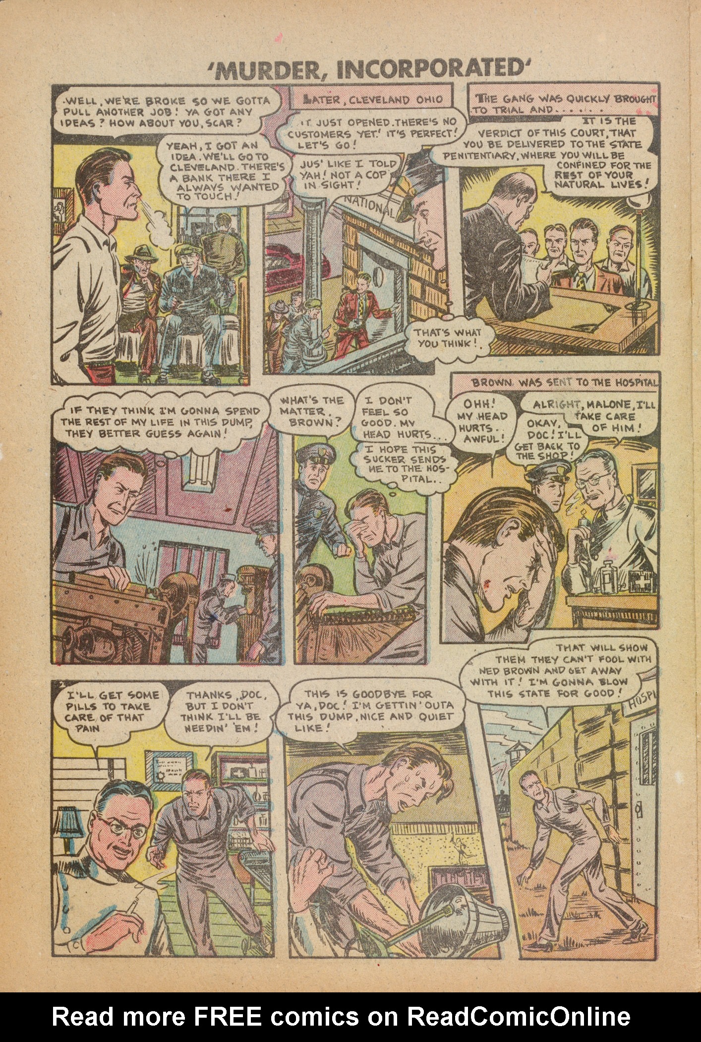 Read online Murder Incorporated (1948) comic -  Issue #9 - 4