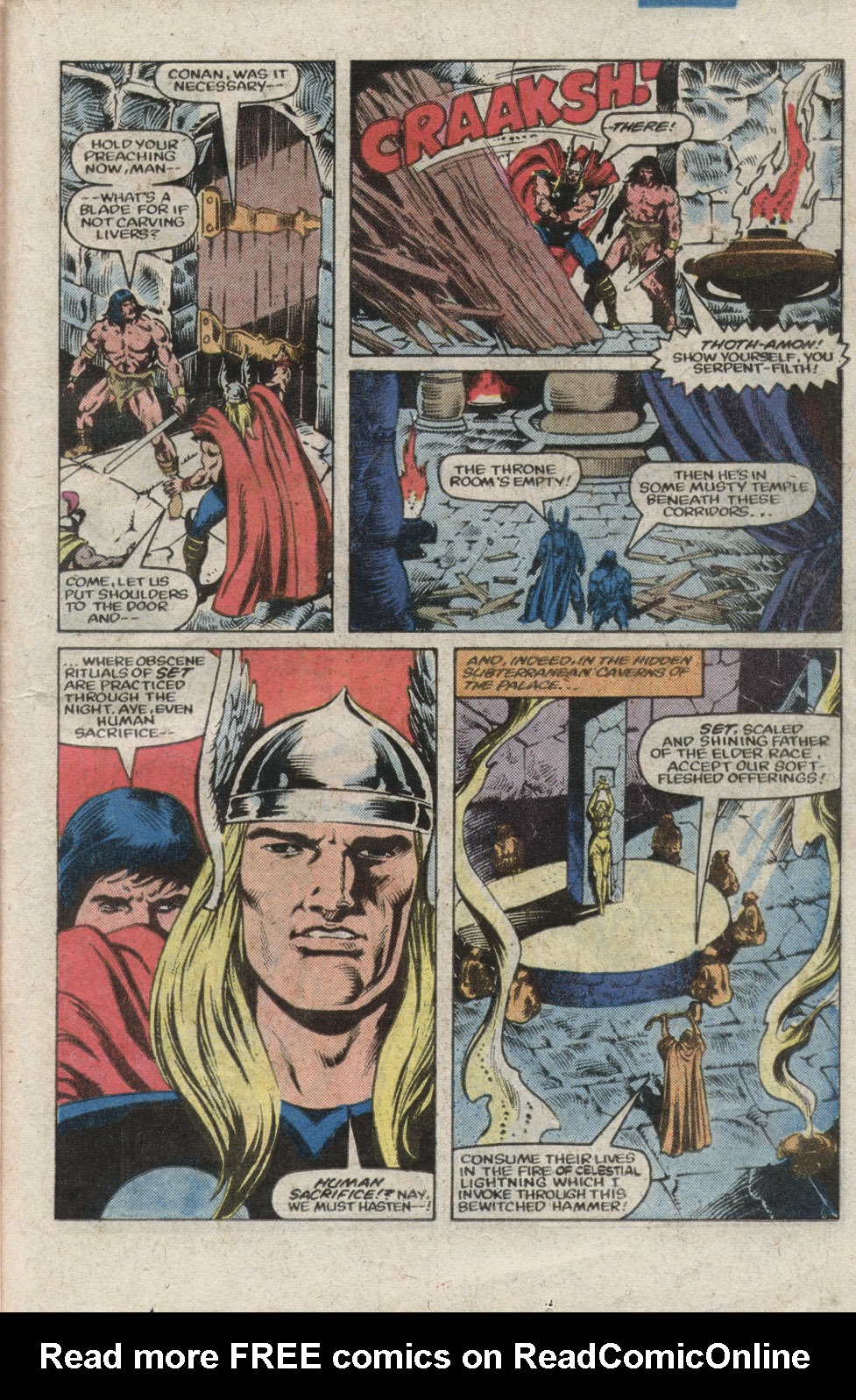 Read online What If? (1977) comic -  Issue #39 - Thor battled conan - 35
