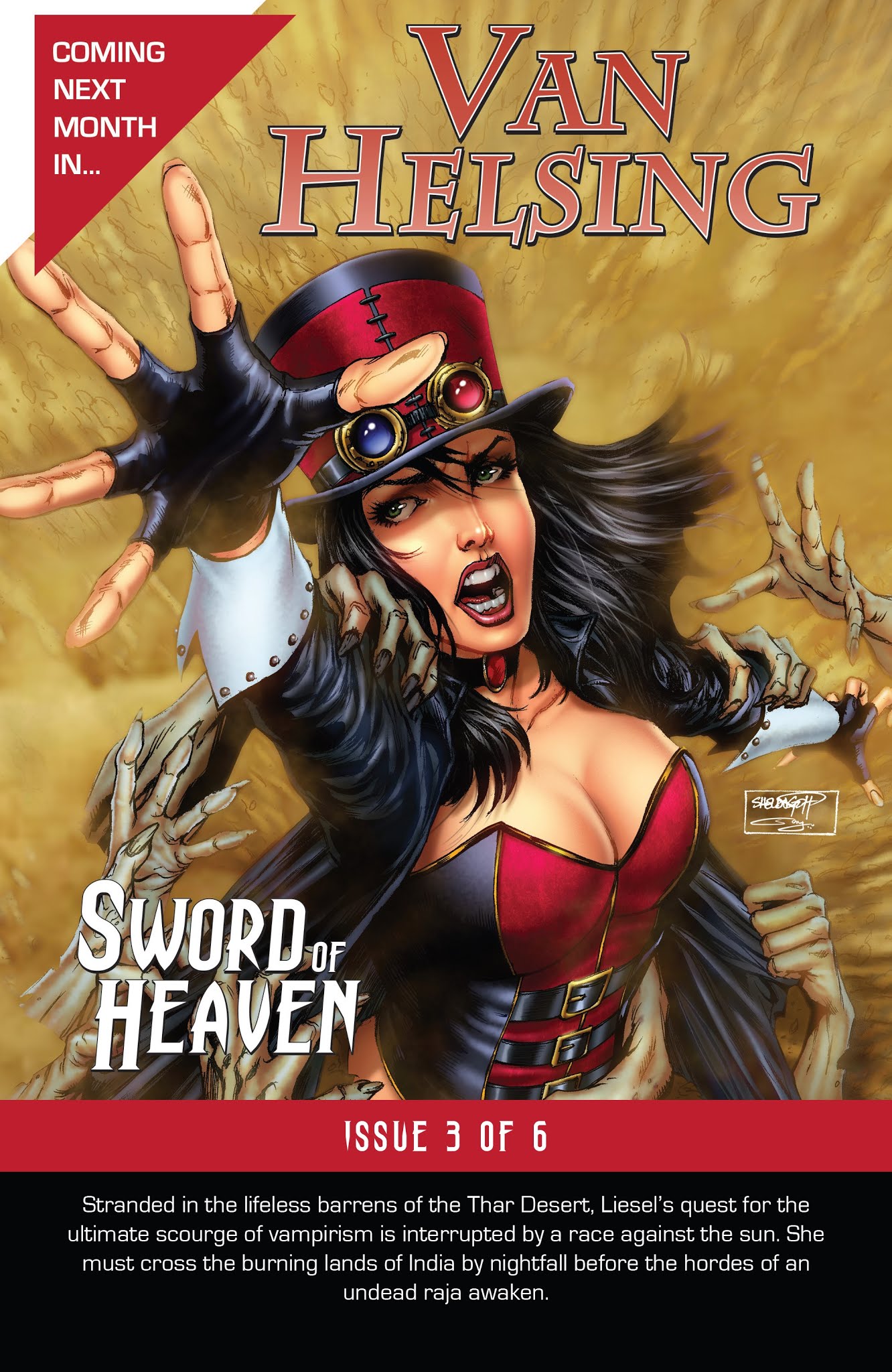 Read online Van Helsing: Sword of Heaven comic -  Issue #2 - 25