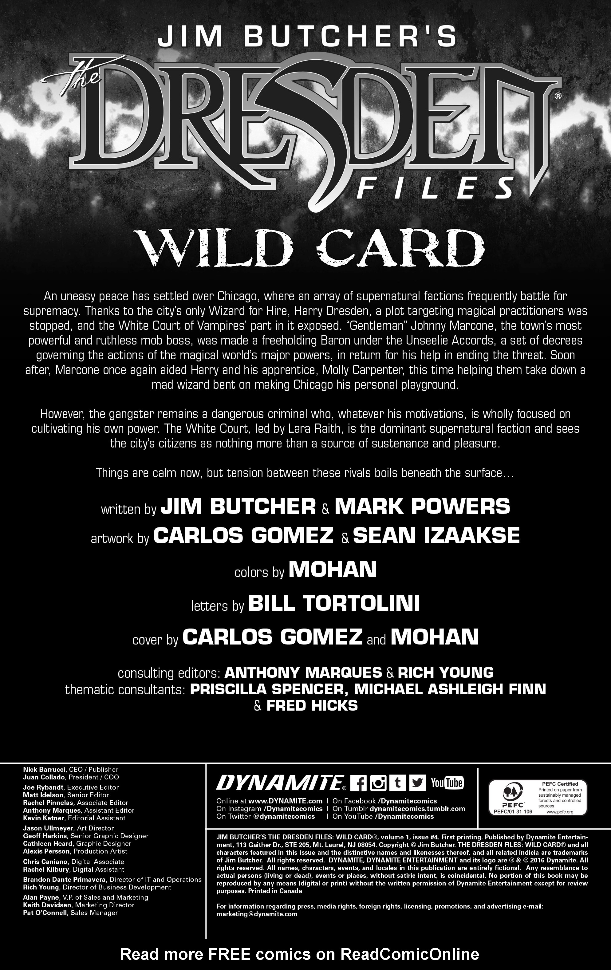 Read online Jim Butcher's The Dresden Files: Wild Card comic -  Issue #4 - 2