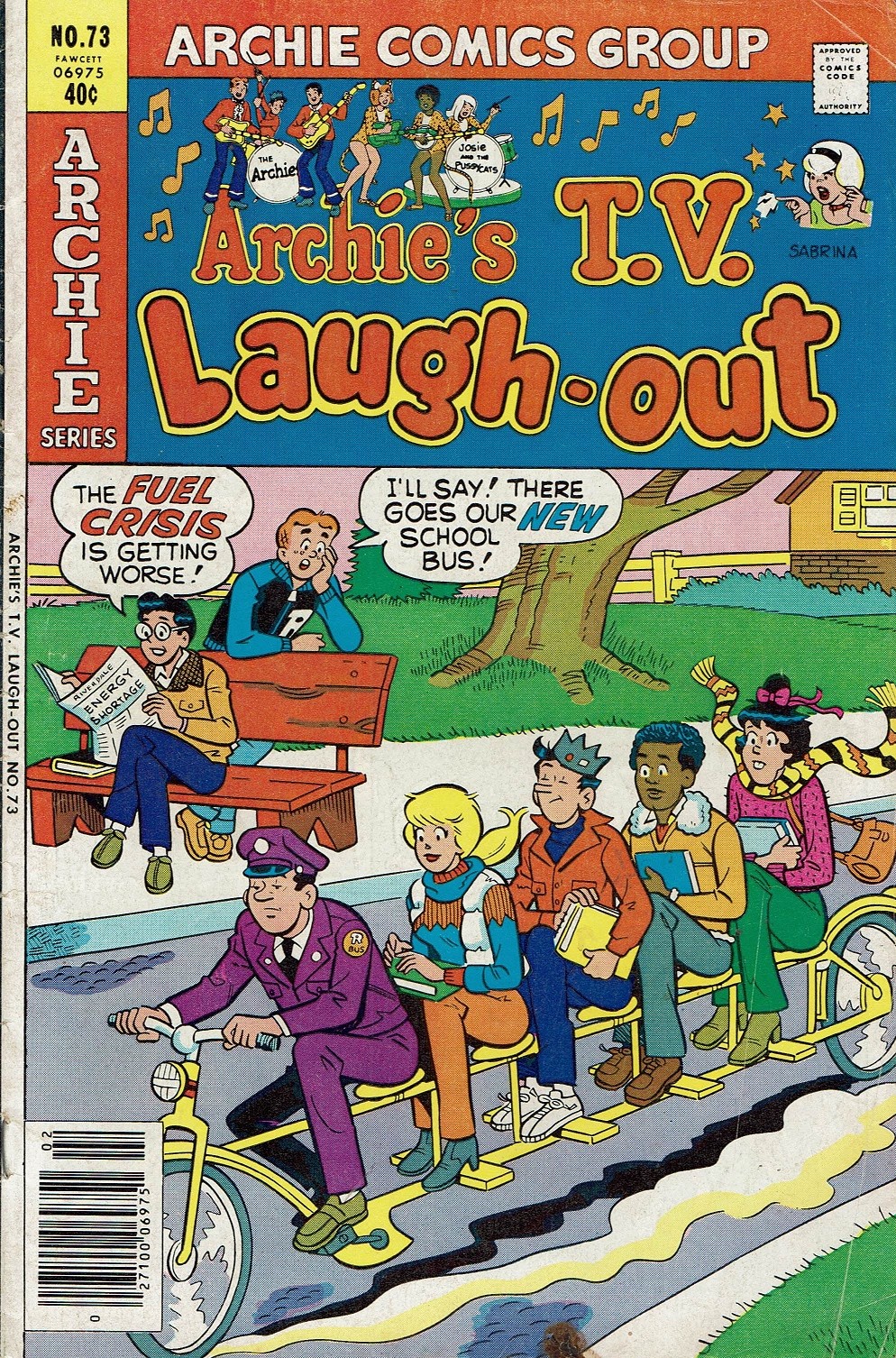 Read online Archie's TV Laugh-Out comic -  Issue #73 - 1