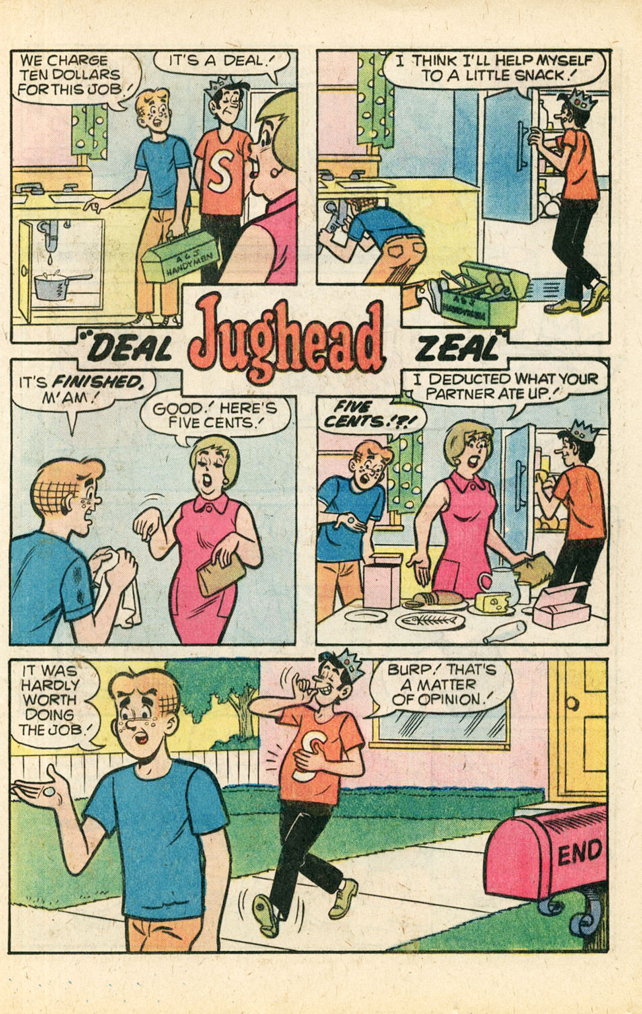 Read online Jughead's Jokes comic -  Issue #61 - 21