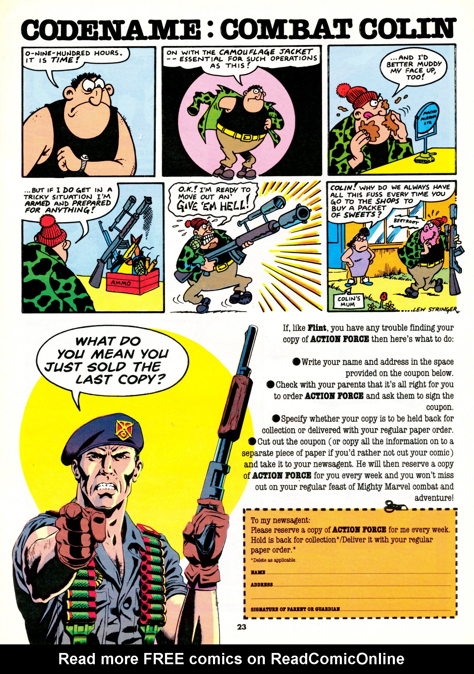 Read online Action Force comic -  Issue #5 - 24