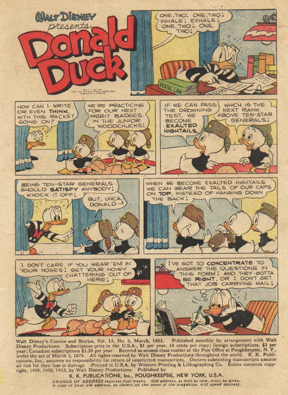 Read online Walt Disney's Comics and Stories comic -  Issue #150 - 2