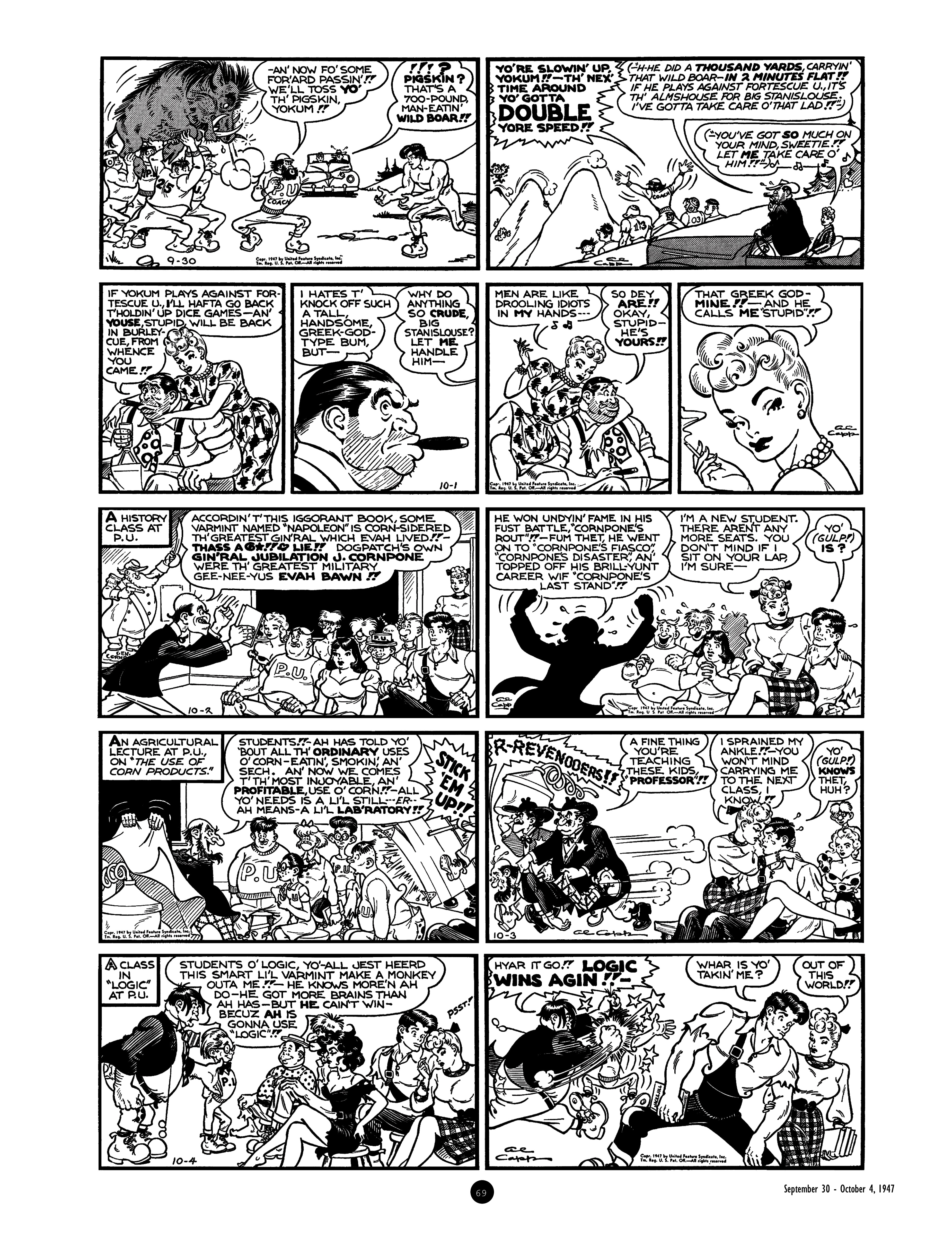 Read online Al Capp's Li'l Abner Complete Daily & Color Sunday Comics comic -  Issue # TPB 7 (Part 1) - 69