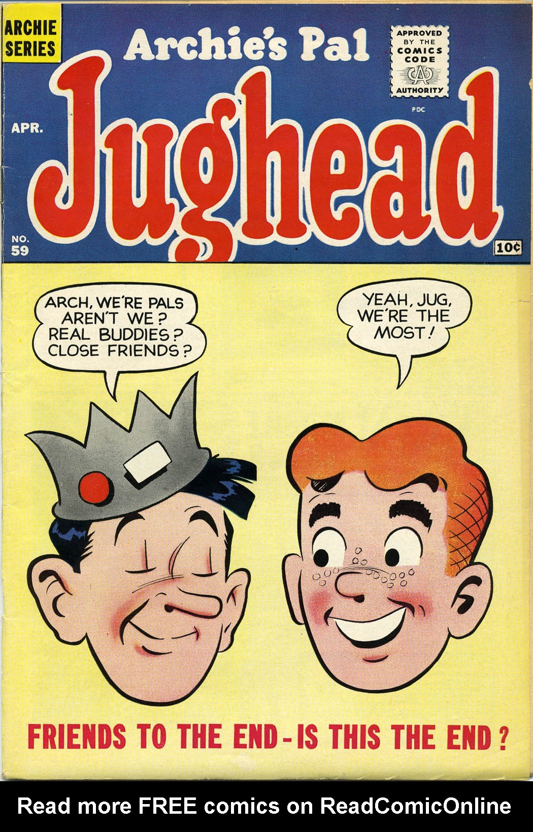 Read online Archie's Pal Jughead comic -  Issue #59 - 1