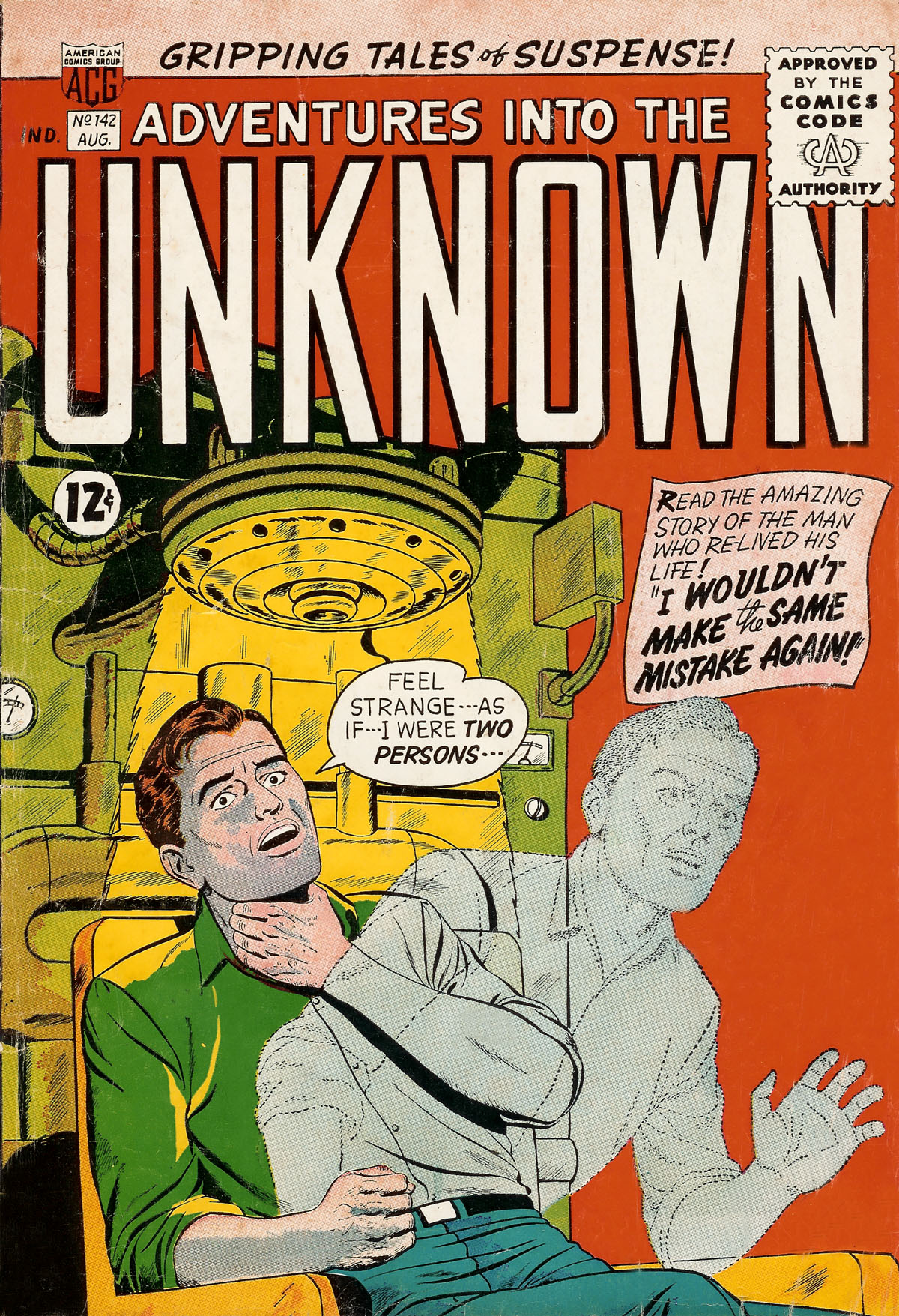 Read online Adventures Into The Unknown comic -  Issue #142 - 1