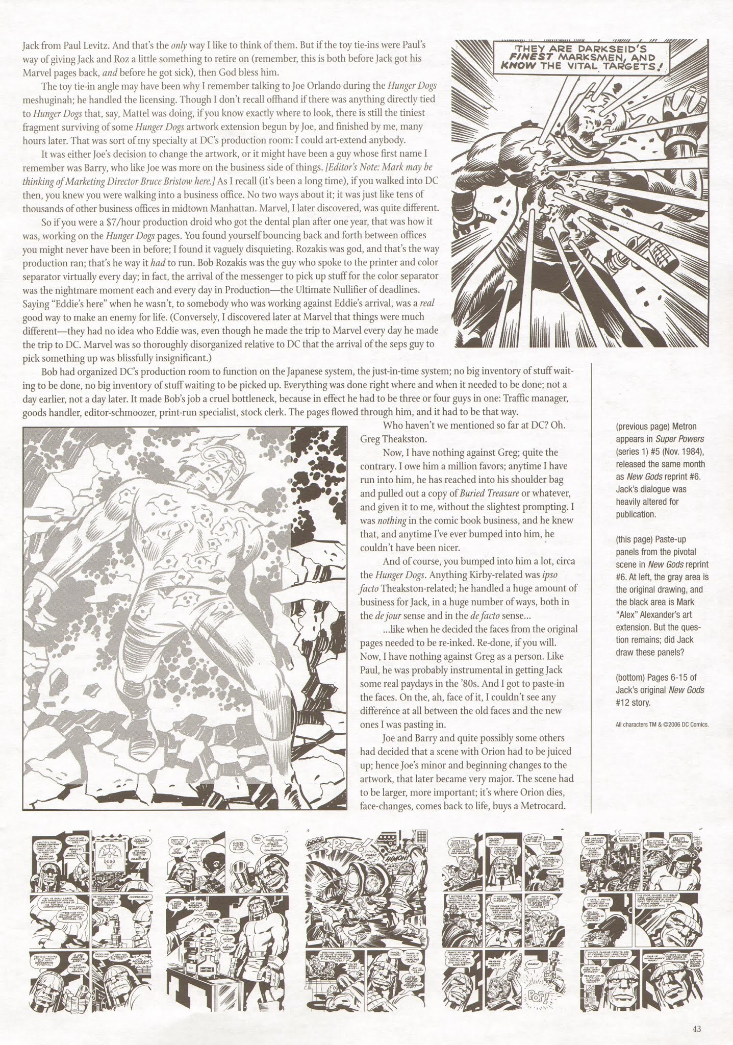 Read online The Jack Kirby Collector comic -  Issue #46 - 42