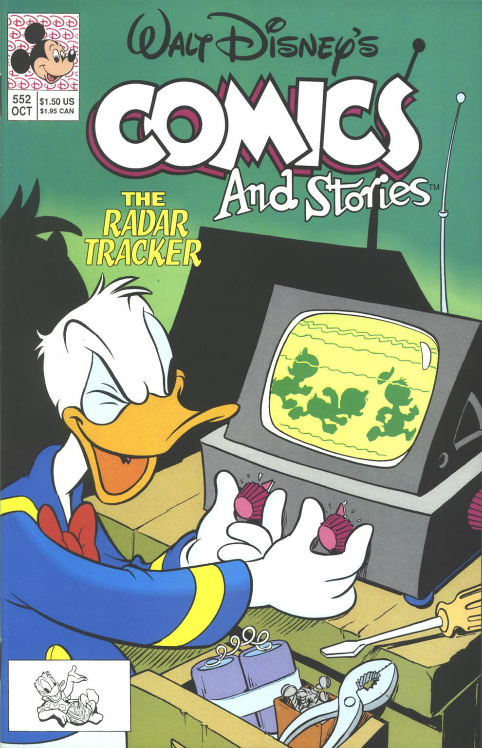 Read online Walt Disney's Comics and Stories comic -  Issue #552 - 1