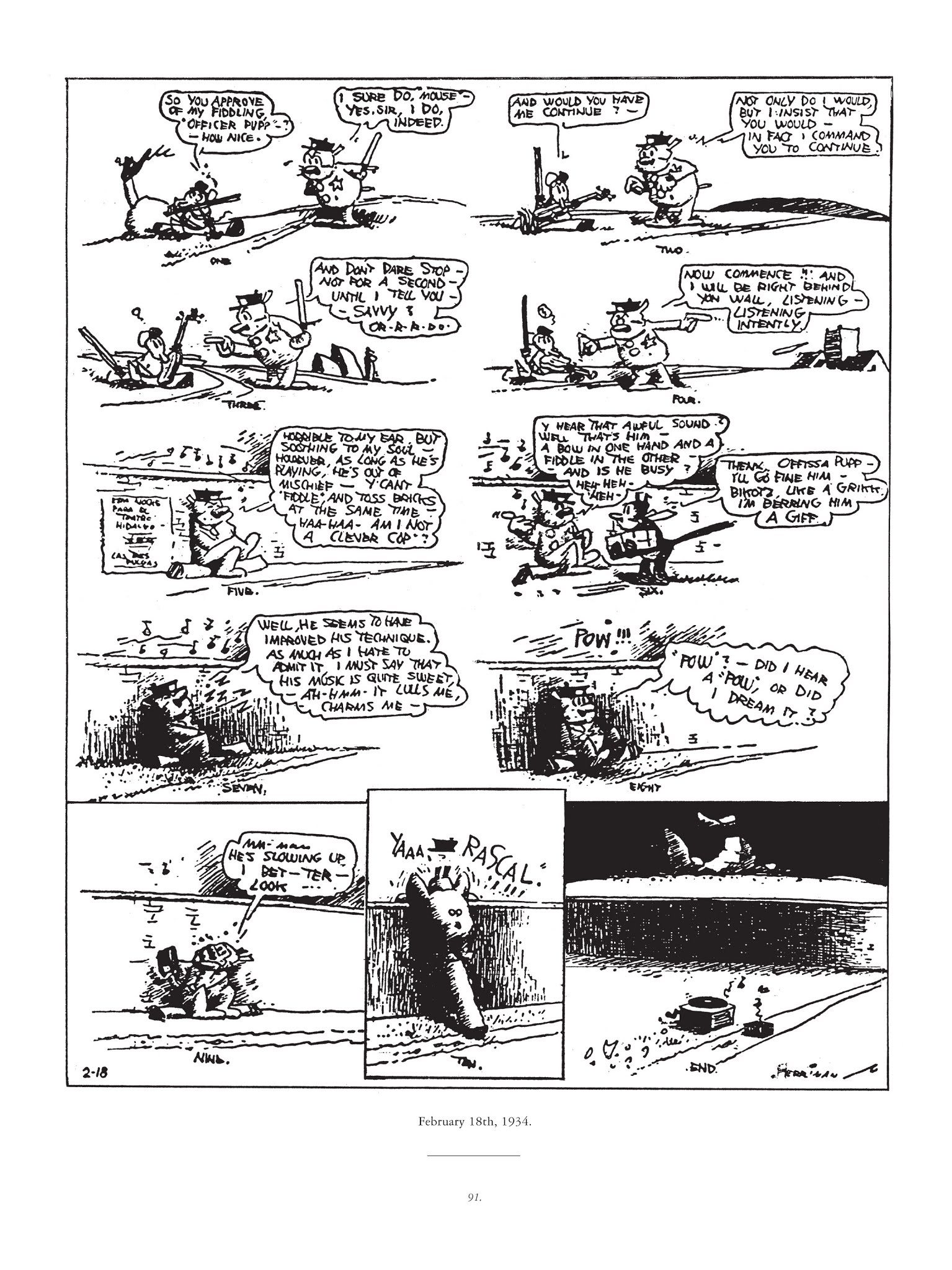 Read online Krazy & Ignatz comic -  Issue # TPB 8 - 90
