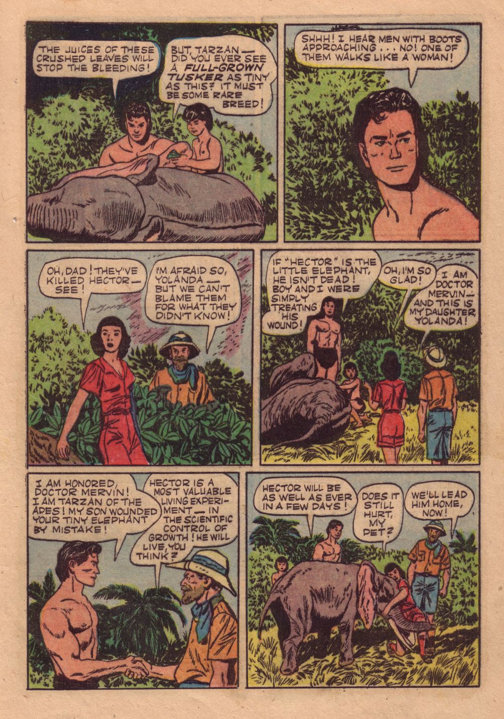 Read online Tarzan (1948) comic -  Issue #22 - 5