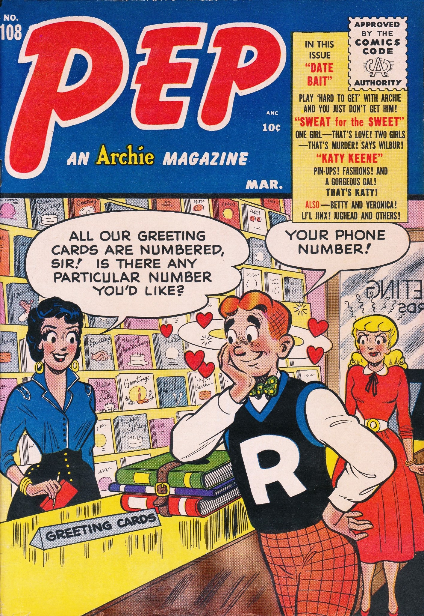 Read online Pep Comics comic -  Issue #108 - 1