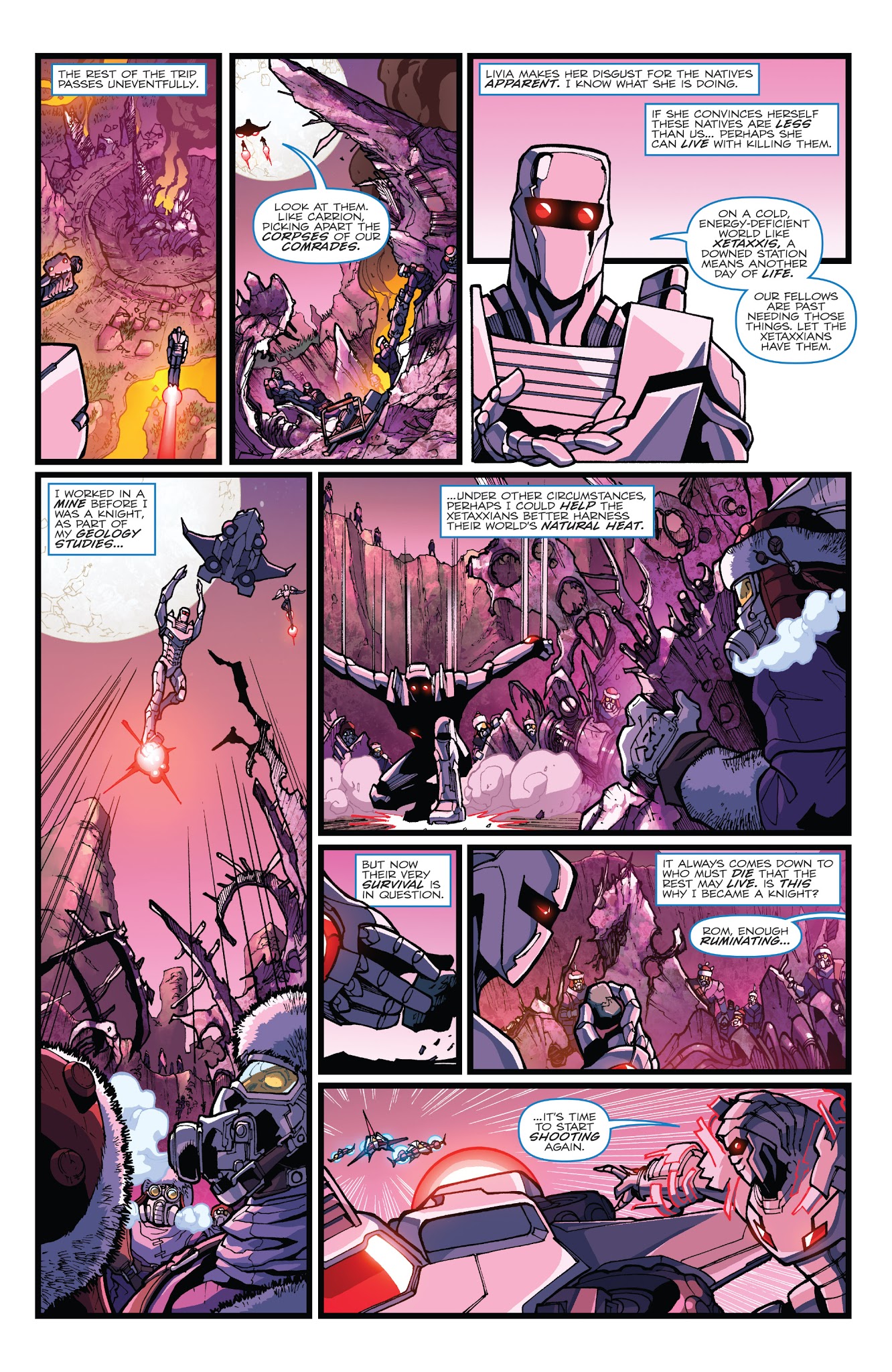 Read online ROM vs. Transformers: Shining Armor comic -  Issue # _TPB 1 - 63