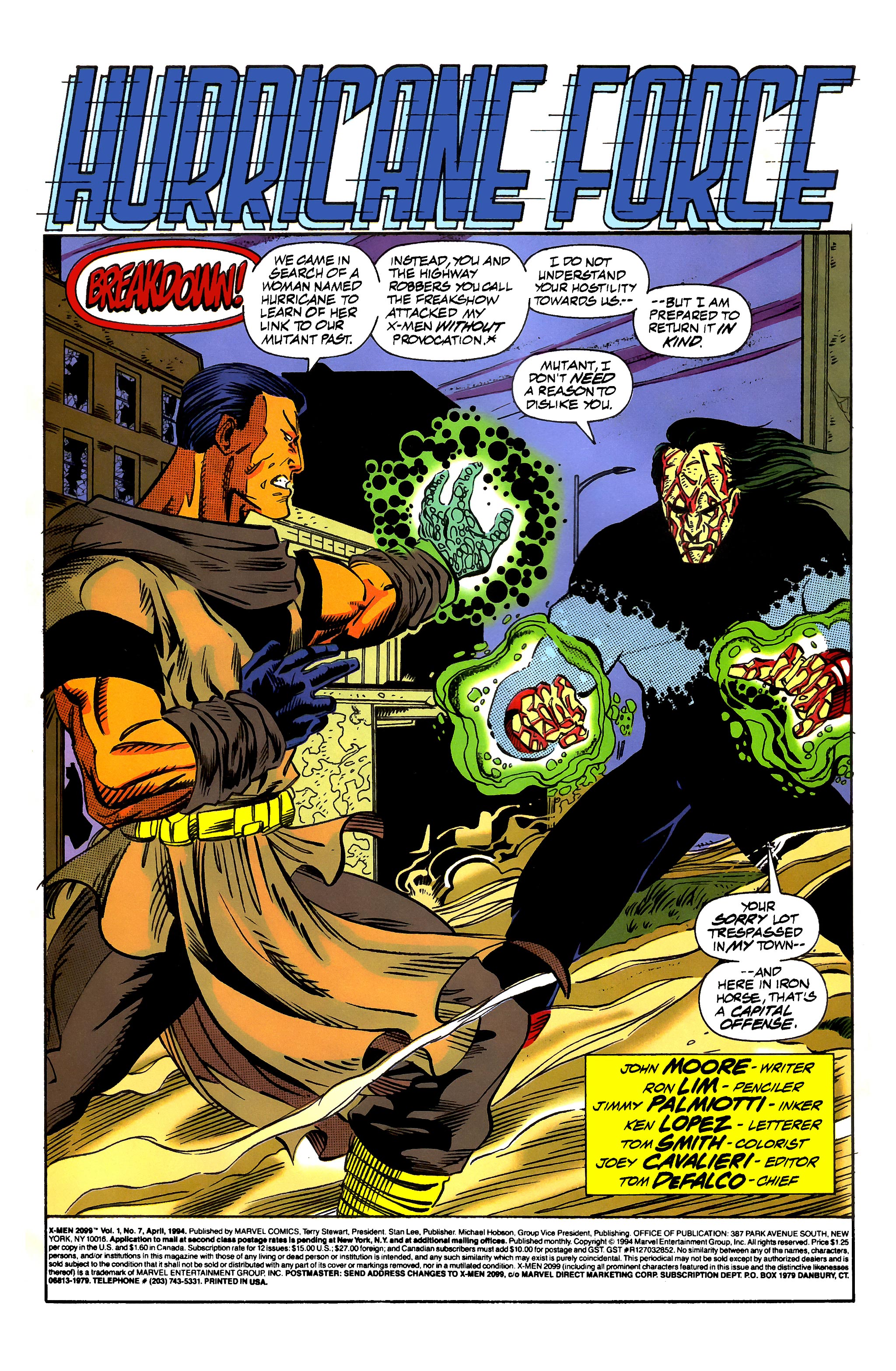 Read online X-Men 2099 comic -  Issue #7 - 2