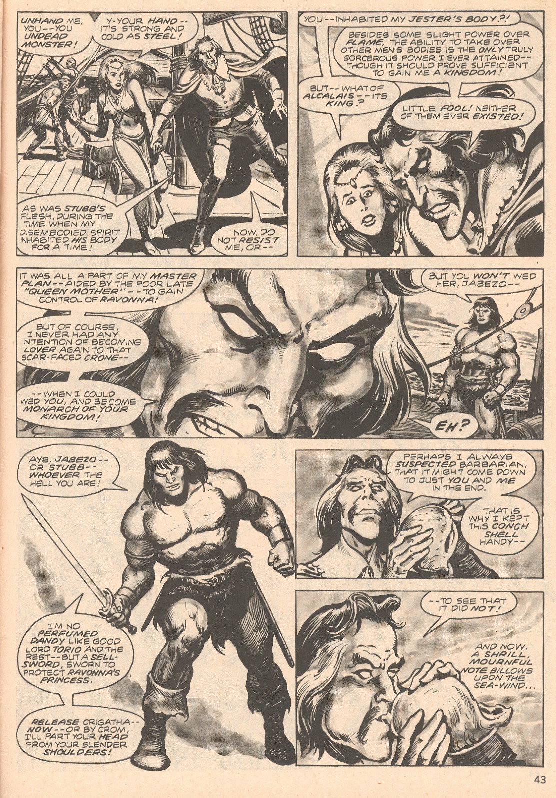 Read online The Savage Sword Of Conan comic -  Issue #66 - 43