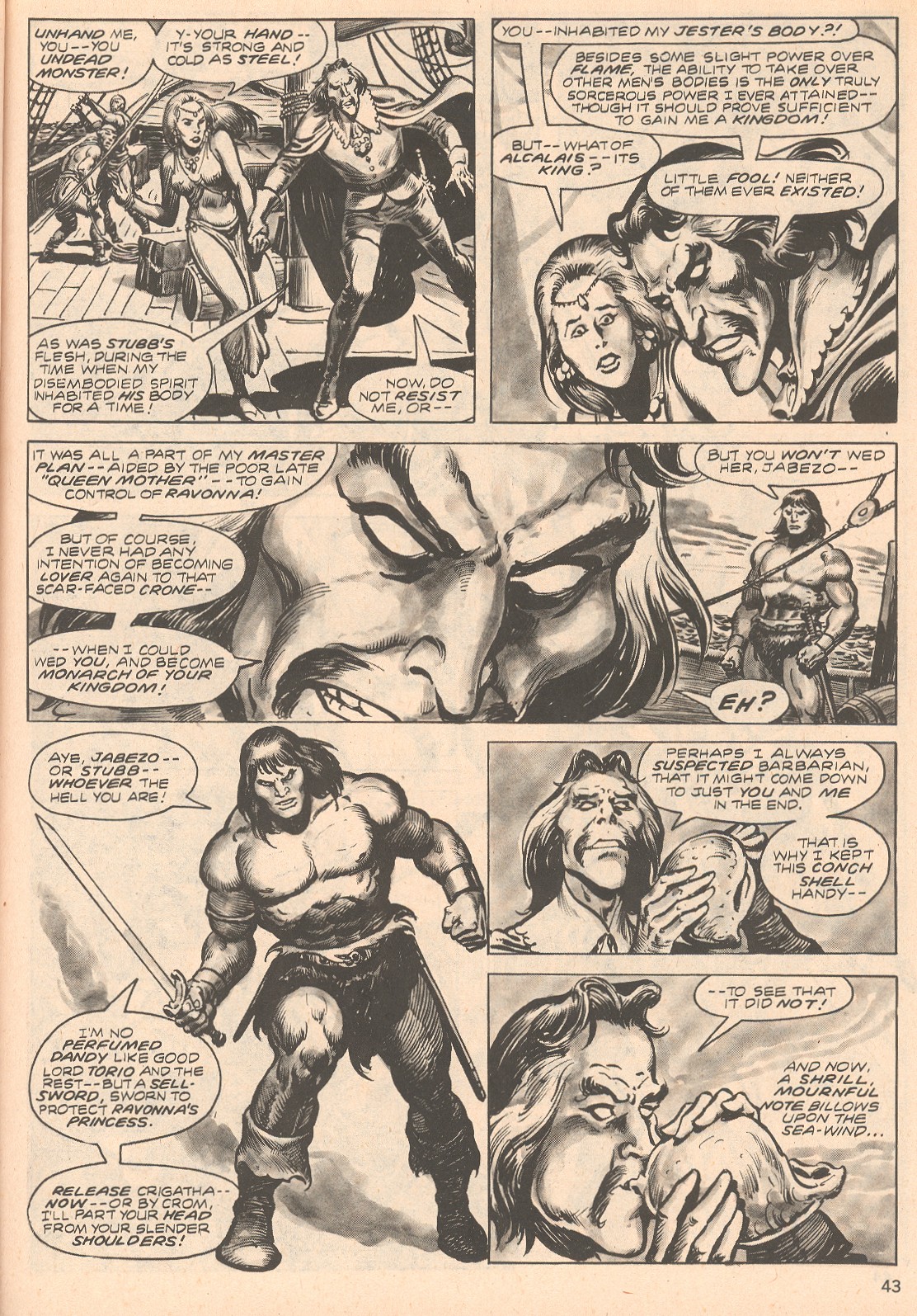 The Savage Sword Of Conan issue 66 - Page 43