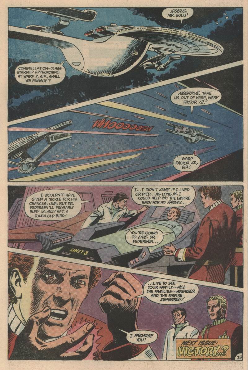 Read online Star Trek (1984) comic -  Issue #14 - 23