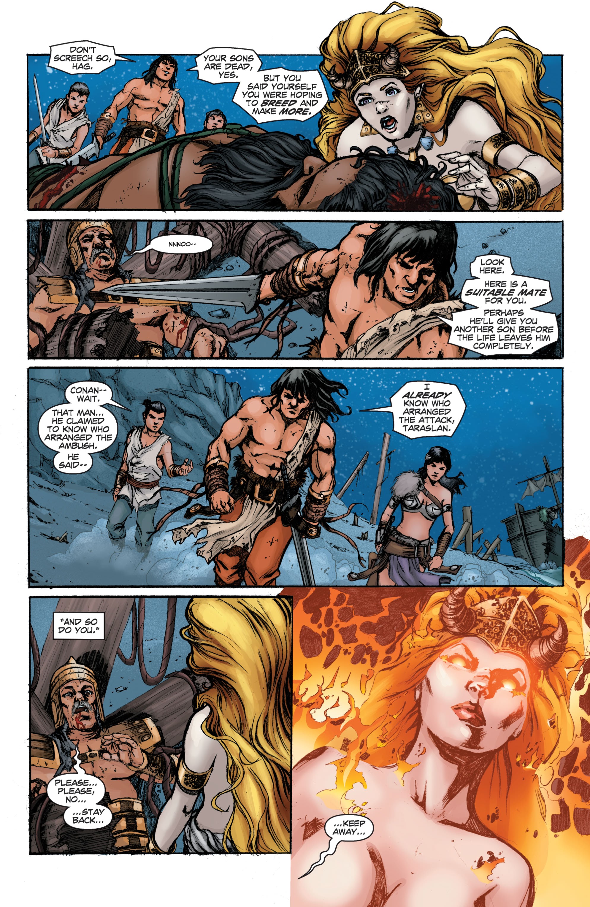 Read online Conan Chronicles Epic Collection comic -  Issue # TPB Blood In His Wake (Part 2) - 98