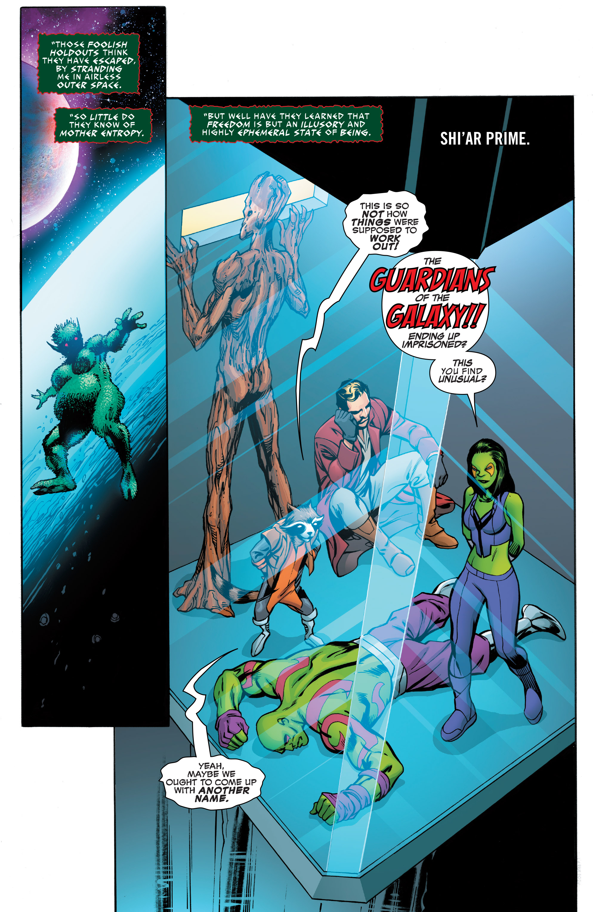 Read online Guardians of the Galaxy: Mother Entropy comic -  Issue #4 - 3