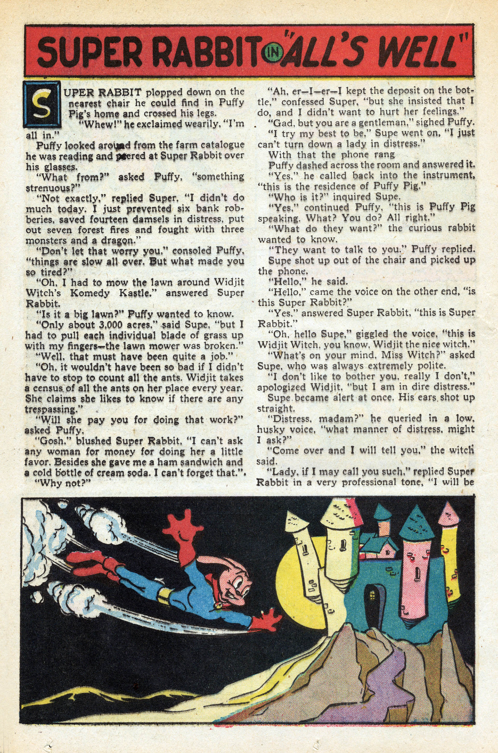 Read online Super Rabbit comic -  Issue #2 - 30