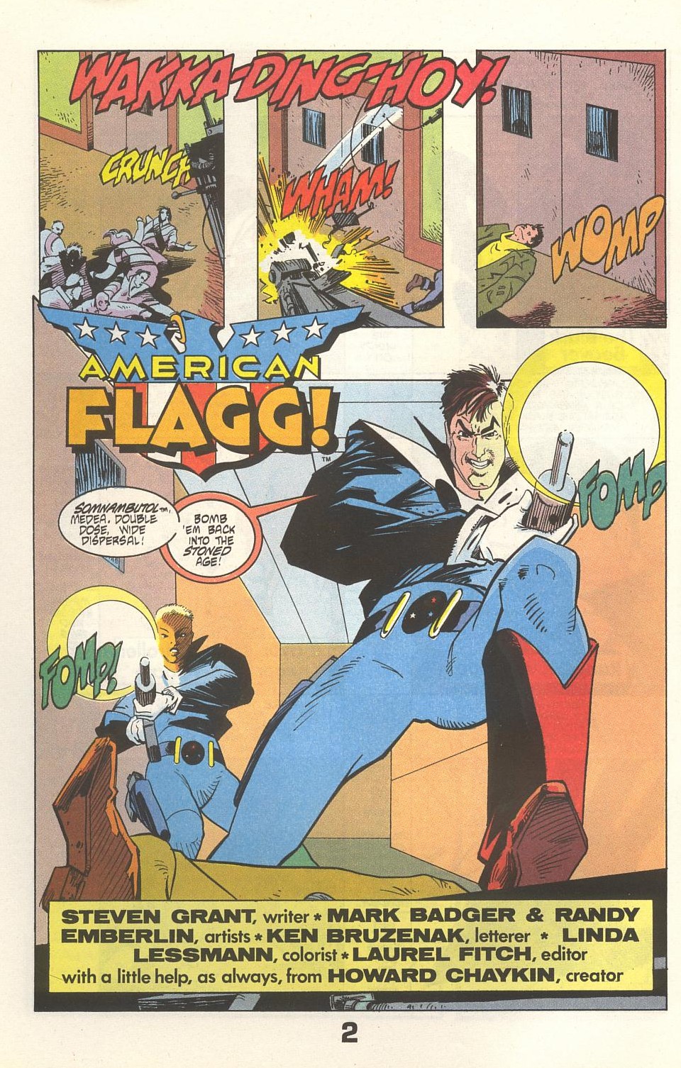 Read online American Flagg! comic -  Issue #33 - 4