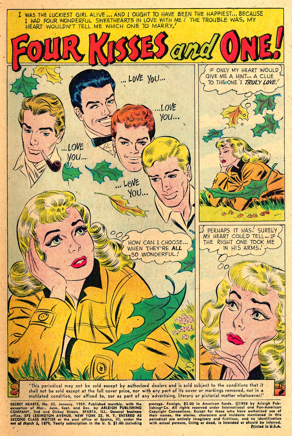 Read online Secret Hearts comic -  Issue #52 - 3
