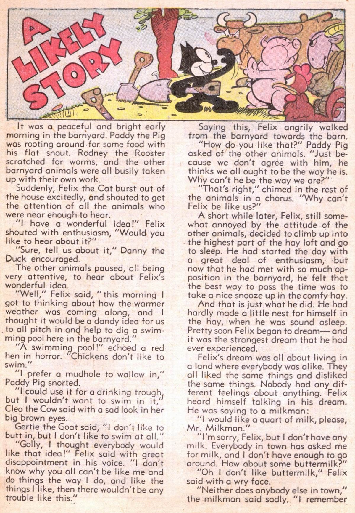Read online Felix the Cat (1948) comic -  Issue #15 - 43