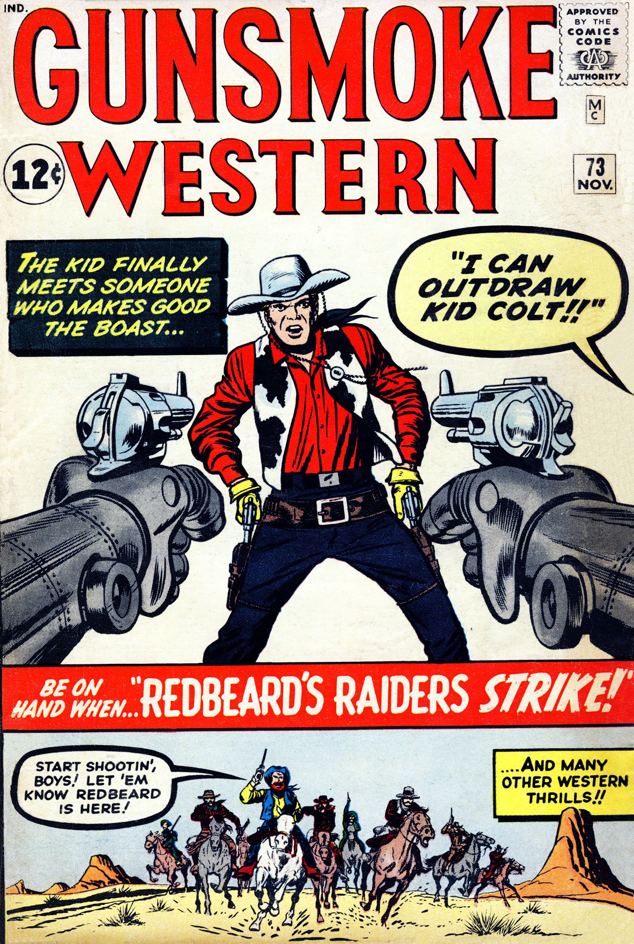 Read online Gunsmoke Western comic -  Issue #73 - 1