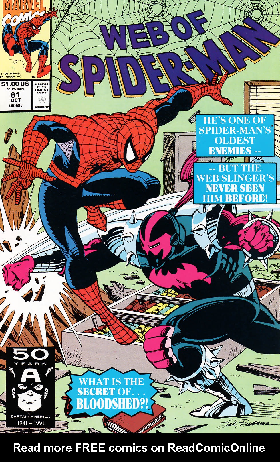 Read online Web of Spider-Man (1985) comic -  Issue #81 - 1
