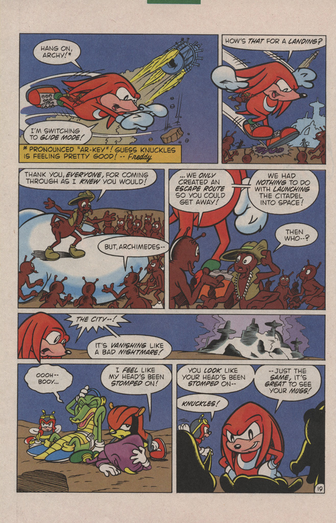 Read online Sonic's Friendly Nemesis, Knuckles comic -  Issue #3 - 26